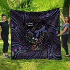 Fight Cancer In All Colors Australia Indigenous Quilt Dragonflies Aboriginal Art