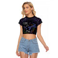 Fight Cancer In All Colors Australia Indigenous Raglan Cropped T Shirt Dragonflies Aboriginal Art