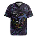 Fight Cancer In All Colors Australia Indigenous Rugby Jersey Dragonflies Aboriginal Art