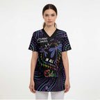 Fight Cancer In All Colors Australia Indigenous Scrub Top Dragonflies Aboriginal Art - Aussie Hoodie