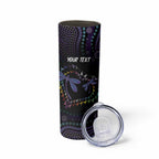 Fight Cancer In All Colors Australia Indigenous Skinny Tumbler Dragonflies Aboriginal Art