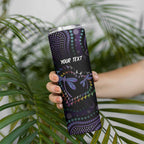 Fight Cancer In All Colors Australia Indigenous Skinny Tumbler Dragonflies Aboriginal Art