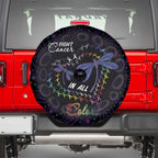 Fight Cancer In All Colors Australia Indigenous Spare Tire Cover Dragonflies Aboriginal Art