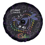 Fight Cancer In All Colors Australia Indigenous Spare Tire Cover Dragonflies Aboriginal Art