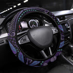 Fight Cancer In All Colors Australia Indigenous Steering Wheel Cover Dragonflies Aboriginal Art