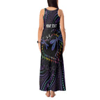 Fight Cancer In All Colors Australia Indigenous Tank Maxi Dress Dragonflies Aboriginal Art