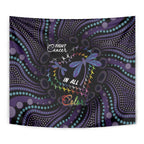 Fight Cancer In All Colors Australia Indigenous Tapestry Dragonflies Aboriginal Art