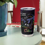 Fight Cancer In All Colors Australia Indigenous Tumbler Cup Dragonflies Aboriginal Art