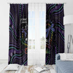 Fight Cancer In All Colors Australia Indigenous Window Curtain Dragonflies Aboriginal Art