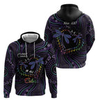 Fight Cancer In All Colors Australia Indigenous Zip Hoodie Dragonflies Aboriginal Art