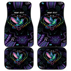 Australia Indigenous Aboriginal Arts Car Mats Hummingbird - Fight Cancer In All Colors