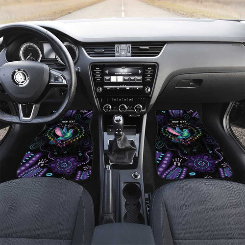 Australia Indigenous Aboriginal Arts Car Mats Hummingbird - Fight Cancer In All Colors