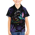 Australia Indigenous Aboriginal Arts Kid Hawaiian Shirt Hummingbird - Fight Cancer In All Colors