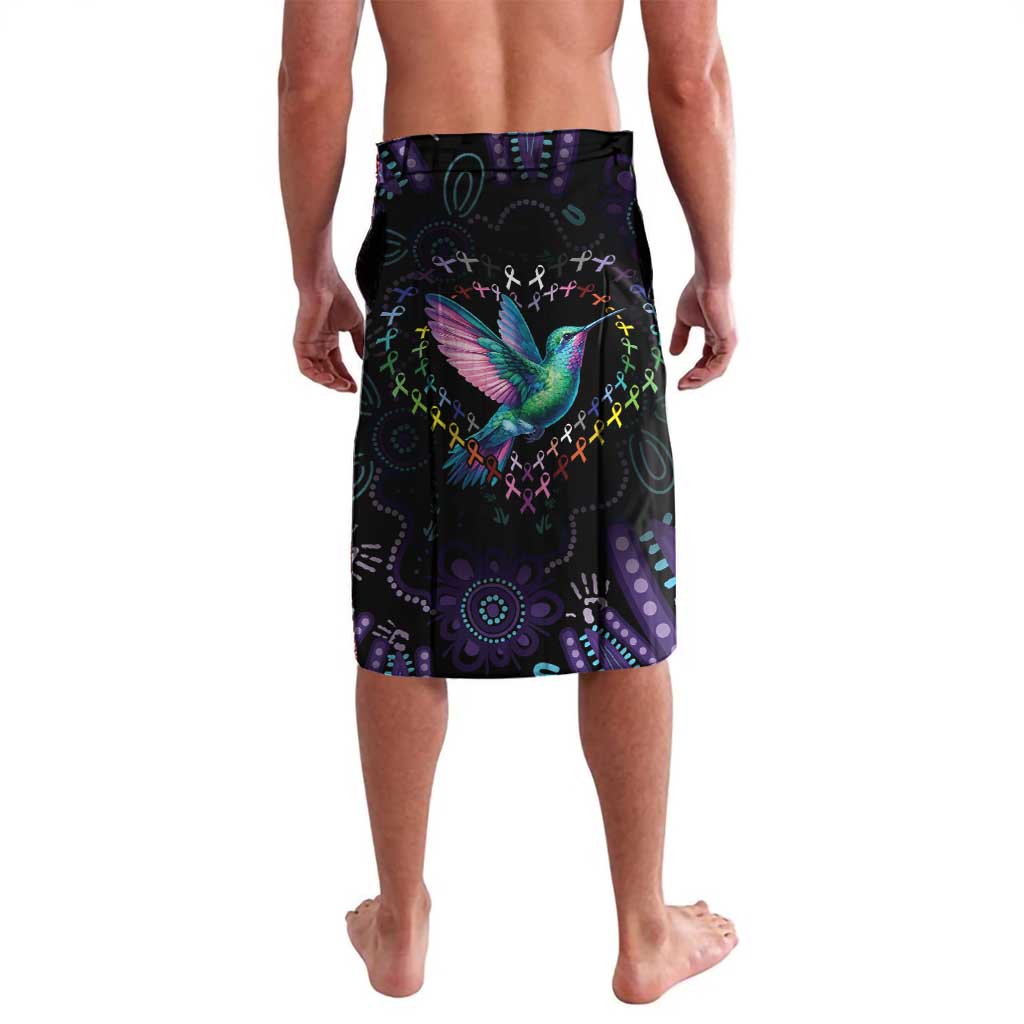 Australia Indigenous Aboriginal Arts Lavalava Hummingbird - Fight Cancer In All Colors
