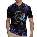 Australia Indigenous Aboriginal Arts Rugby Jersey Hummingbird - Fight Cancer In All Colors