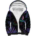 Australia Indigenous Aboriginal Arts Sherpa Hoodie Hummingbird - Fight Cancer In All Colors