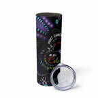 Australia Indigenous Aboriginal Arts Skinny Tumbler Hummingbird - Fight Cancer In All Colors