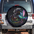 Australia Indigenous Aboriginal Arts Spare Tire Cover Hummingbird - Fight Cancer In All Colors