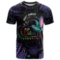Australia Indigenous Aboriginal Arts T Shirt Hummingbird - Fight Cancer In All Colors