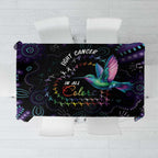Australia Indigenous Aboriginal Arts Tablecloth Hummingbird - Fight Cancer In All Colors