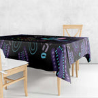Australia Indigenous Aboriginal Arts Tablecloth Hummingbird - Fight Cancer In All Colors