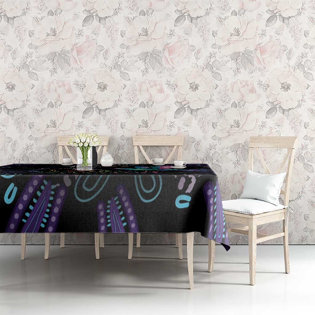 Australia Indigenous Aboriginal Arts Tablecloth Hummingbird - Fight Cancer In All Colors