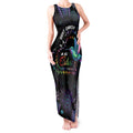 Australia Indigenous Aboriginal Arts Tank Maxi Dress Hummingbird - Fight Cancer In All Colors