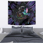 Australia Indigenous Aboriginal Arts Tapestry Hummingbird - Fight Cancer In All Colors