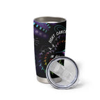 Australia Indigenous Aboriginal Arts Tumbler Cup Hummingbird - Fight Cancer In All Colors