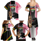 personalised-panther-rugby-nrl-premiers-family-matching-summer-maxi-dress-and-hawaiian-shirt-panther-pride-black-pink-sporty-vibe