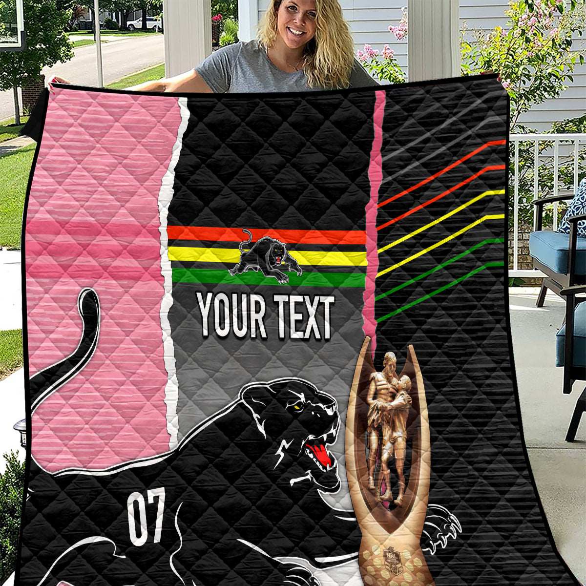 personalised-panther-rugby-nrl-premiers-quilt-panther-pride-black-pink-sporty-vibe