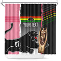 personalised-panther-rugby-nrl-premiers-shower-curtain-panther-pride-black-pink-sporty-vibe