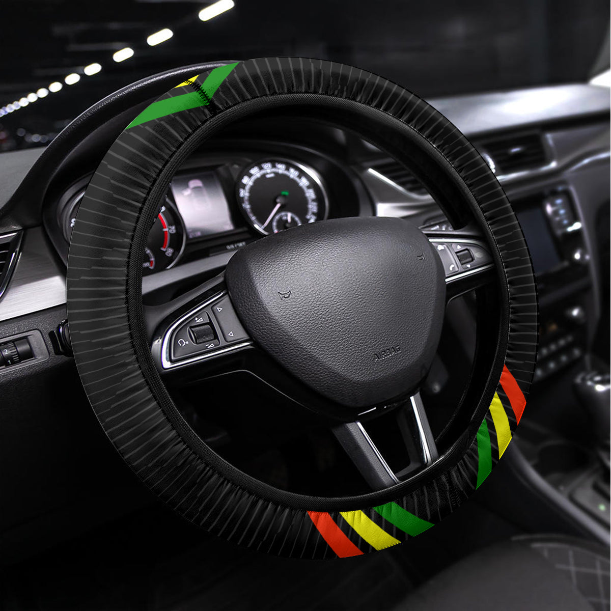 Panther Rugby NRL Premiers Steering Wheel Cover Panther Pride Black & Pink Sporty Vibe