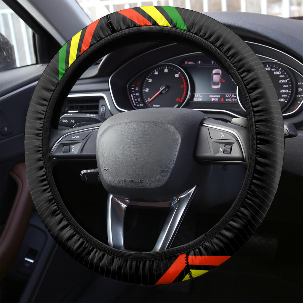 Panther Rugby NRL Premiers Steering Wheel Cover Panther Pride Black & Pink Sporty Vibe