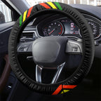 Panther Rugby NRL Premiers Steering Wheel Cover Panther Pride Black & Pink Sporty Vibe