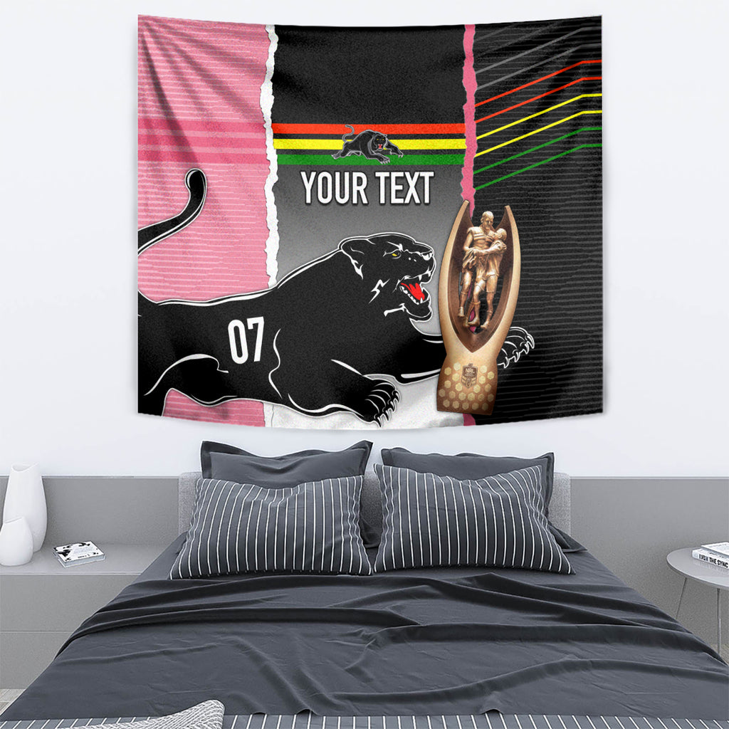 personalised-panther-rugby-nrl-premiers-tapestry-panther-pride-black-pink-sporty-vibe