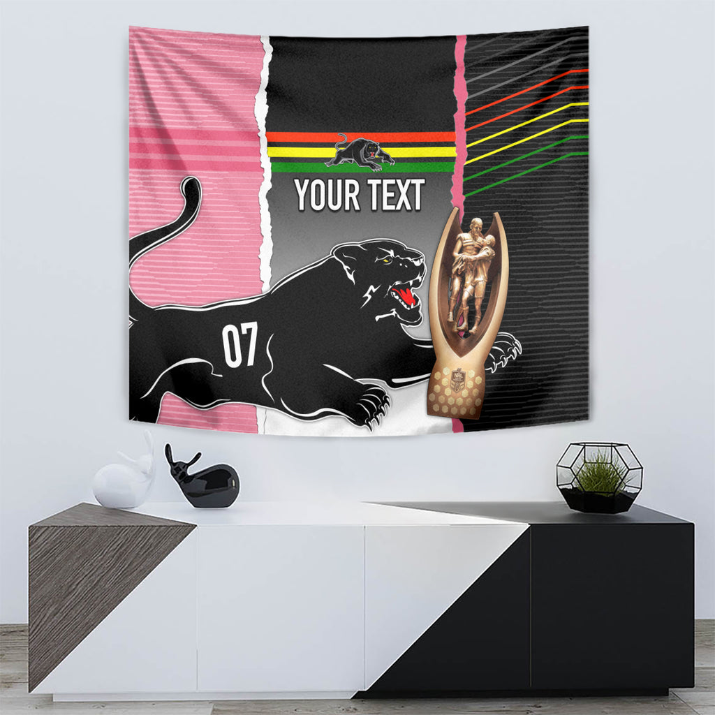 personalised-panther-rugby-nrl-premiers-tapestry-panther-pride-black-pink-sporty-vibe