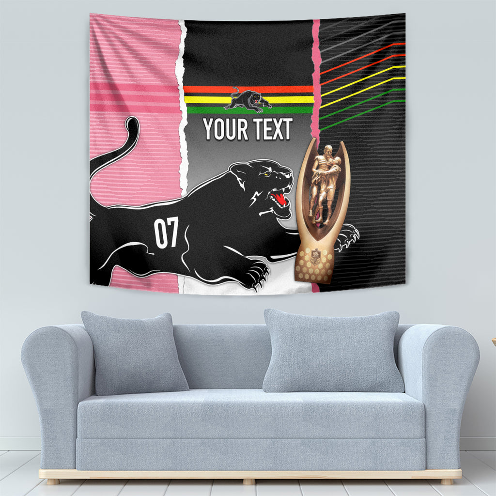 personalised-panther-rugby-nrl-premiers-tapestry-panther-pride-black-pink-sporty-vibe