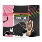 personalised-panther-rugby-nrl-premiers-tapestry-panther-pride-black-pink-sporty-vibe