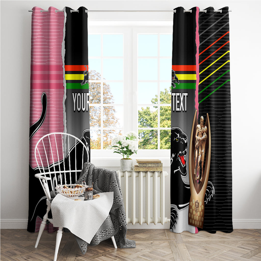 personalised-panther-rugby-nrl-premiers-window-curtain-panther-pride-black-pink-sporty-vibe