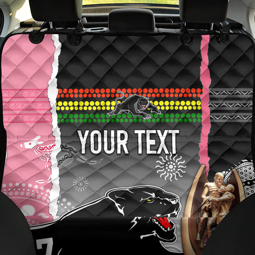 personalised-panther-rugby-nrl-premiers-back-car-seat-cover-panther-pride-black-pink-aboriginal-mix-art