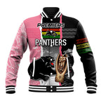 personalised-panther-rugby-nrl-premiers-baseball-jacket-panther-pride-black-pink-aboriginal-mix-art