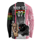 personalised-panther-rugby-nrl-premiers-long-sleeve-shirt-panther-pride-black-pink-aboriginal-mix-art