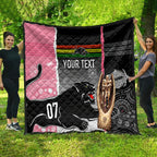 personalised-panther-rugby-nrl-premiers-quilt-panther-pride-black-pink-aboriginal-mix-art