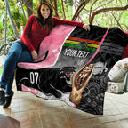 personalised-panther-rugby-nrl-premiers-quilt-panther-pride-black-pink-aboriginal-mix-art