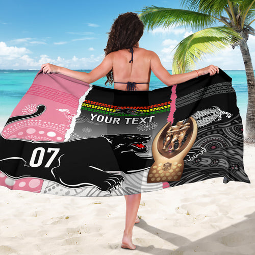 personalised-panther-rugby-nrl-premiers-sarong-panther-pride-black-pink-aboriginal-mix-art