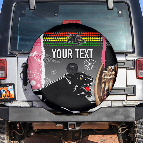 personalised-panther-rugby-nrl-premiers-spare-tire-cover-panther-pride-black-pink-aboriginal-mix-art
