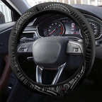 Panther Rugby NRL Premiers Steering Wheel Cover Panther Pride Black & Pink Aboriginal Mix Art