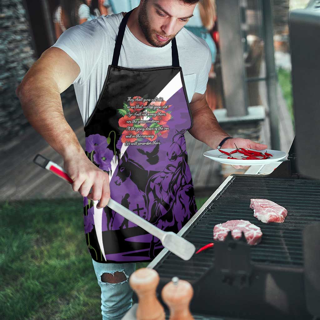 Australia ANZAC Day Apron Animals of War - Lest We Forget