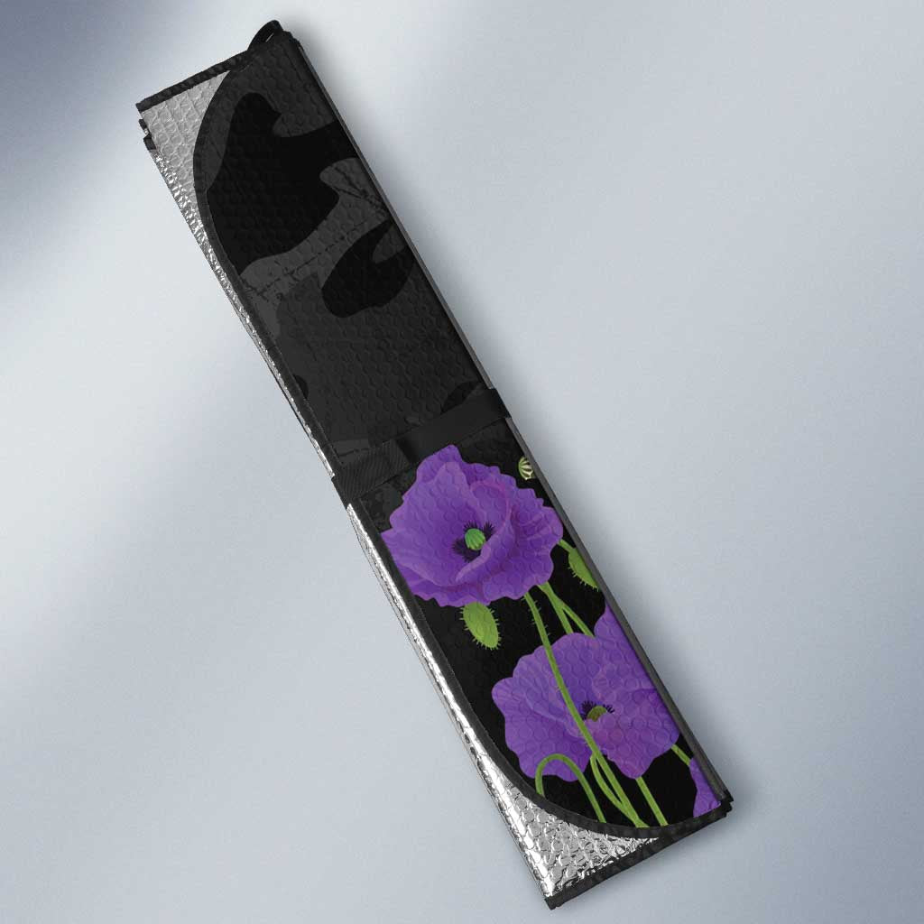 Australia ANZAC Day Auto Sun Shade Animals of War - Lest We Forget